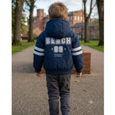 J15584: Boys Bench Hooded Bomber Jacket, Top & Cargo Pant Outfit (2-6 Years)